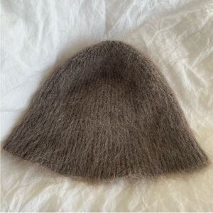 COS Soft Brown Knit Hat